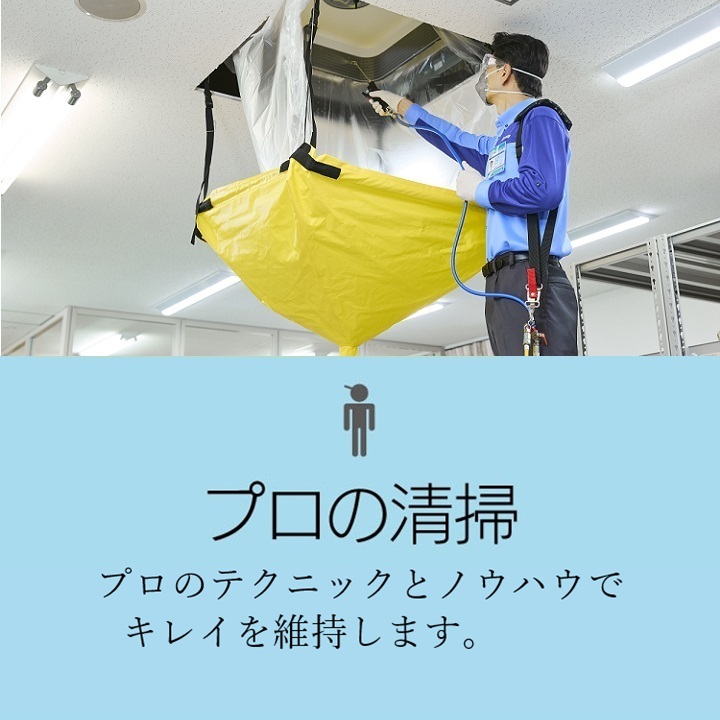 プロの清掃